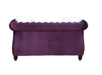 Thumbnail for Thotton - Loveseat - Purple Velvet - Tony's Home Furnishings
