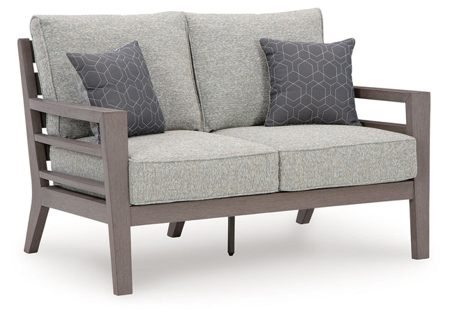 Hillside Barn - Gray / Brown - Loveseat W/Cushion - Tony's Home Furnishings