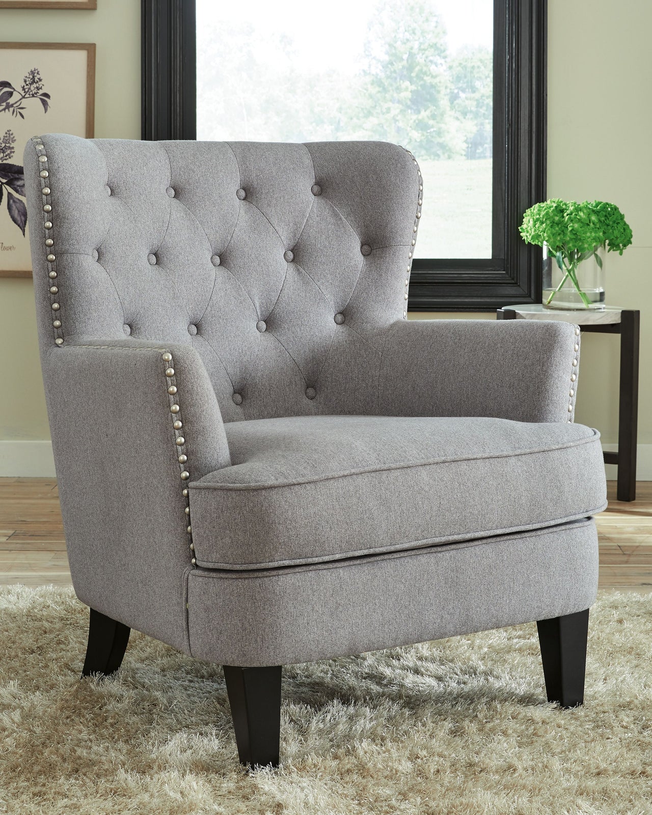Romansque - Light Gray - Accent Chair - Tony's Home Furnishings