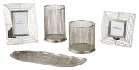 Thumbnail for Dympna - Silver Finish - Accessory Set (Set of 5) Tony's Home Furnishings Furniture. Beds. Dressers. Sofas.