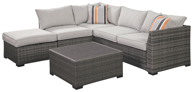 Cherry Point - Gray - 4 Pc. - Lounge Set - Tony's Home Furnishings