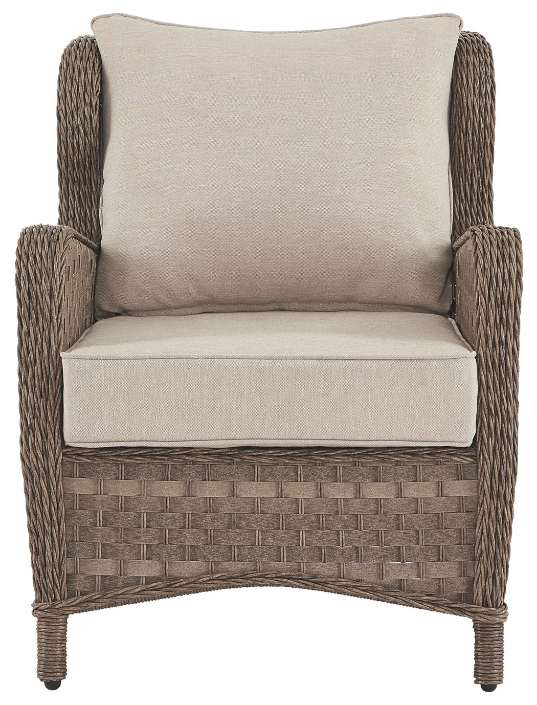 Clear Ridge - Light Brown - Lounge Chair W/Cushion (Set of 2) - Tony's Home Furnishings