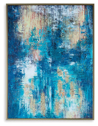 Thumbnail for Scarlite - Teal / Gold Finish - Wall Art - Tony's Home Furnishings
