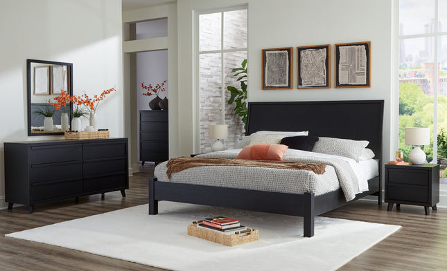 Danziar - Panel Bed With Low Footboard Set - Tony's Home Furnishings