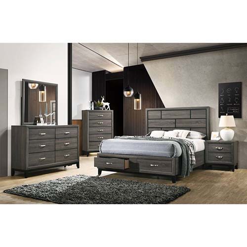 Valdemar - Mirror - Weathered Gray - Tony's Home Furnishings