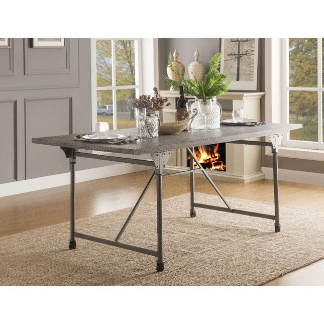 Jonquil - Dining Table - Gray Oak & Sandy Gray - 30" - Tony's Home Furnishings