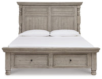 Thumbnail for Harrastone - Panel Storage Bed - Tony's Home Furnishings
