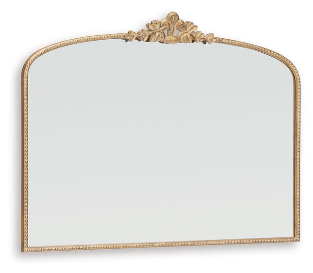 Tellora - Gold Finish - Accent Mirror - Tony's Home Furnishings