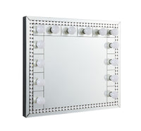 Farai - Wall Decor - Mirrored & Faux Crystal Diamonds - 28