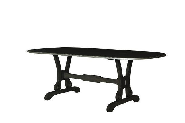 House - Beatrice Dining Table - Charcoal Finish - Tony's Home Furnishings