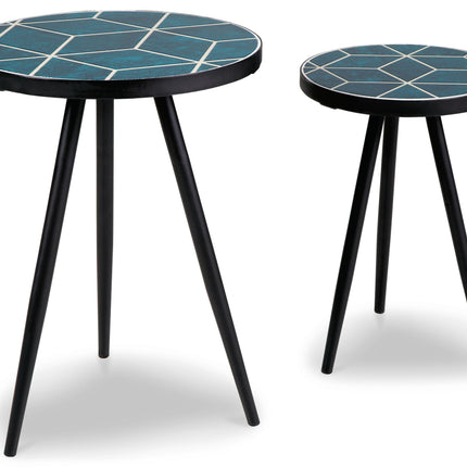 Clairbelle - Teal - Accent Table (Set of 2) Signature Design by Ashley® Yakima WA