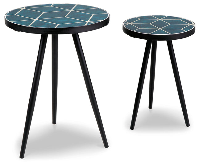 Clairbelle - Teal - Accent Table (Set of 2) Signature Design by Ashley® Yakima WA