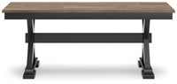 Thumbnail for Wildenauer - Brown / Black - Large Dining Room Bench - Tony's Home Furnishings