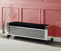 Noralie - Bench - Mirrored & Faux Diamonds - Tony's Home Furnishings