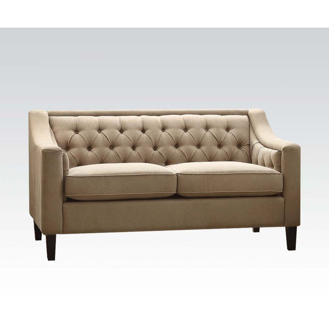 Suzanne - Loveseat - Beige Fabric - Tony's Home Furnishings