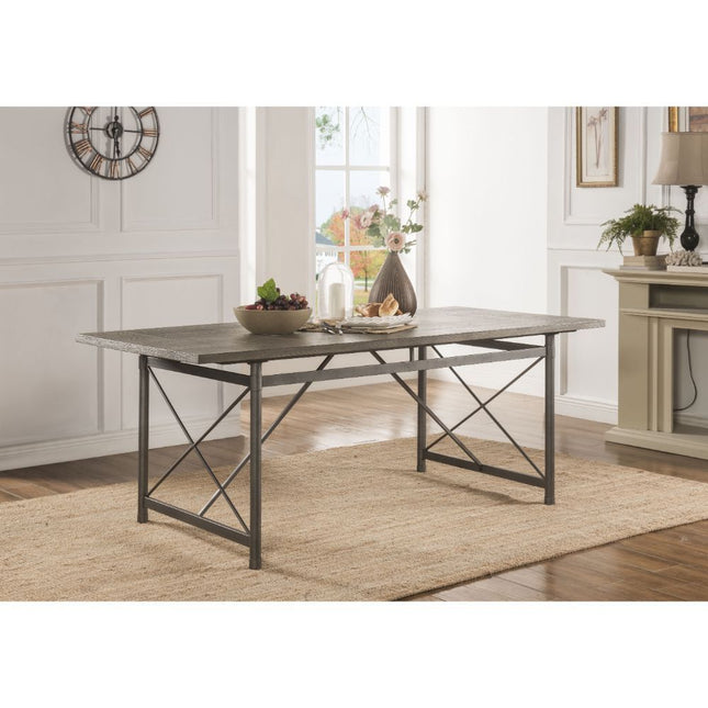 Kaelyn II - Dining Table - Gray Oak & Sandy Gray - Tony's Home Furnishings