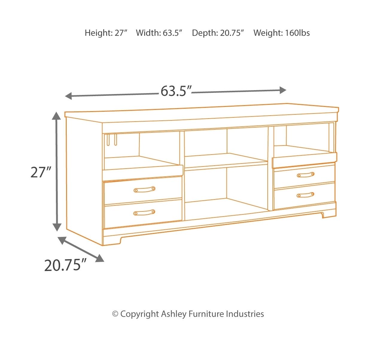 Trinell - Entertainment Center - Tony's Home Furnishings