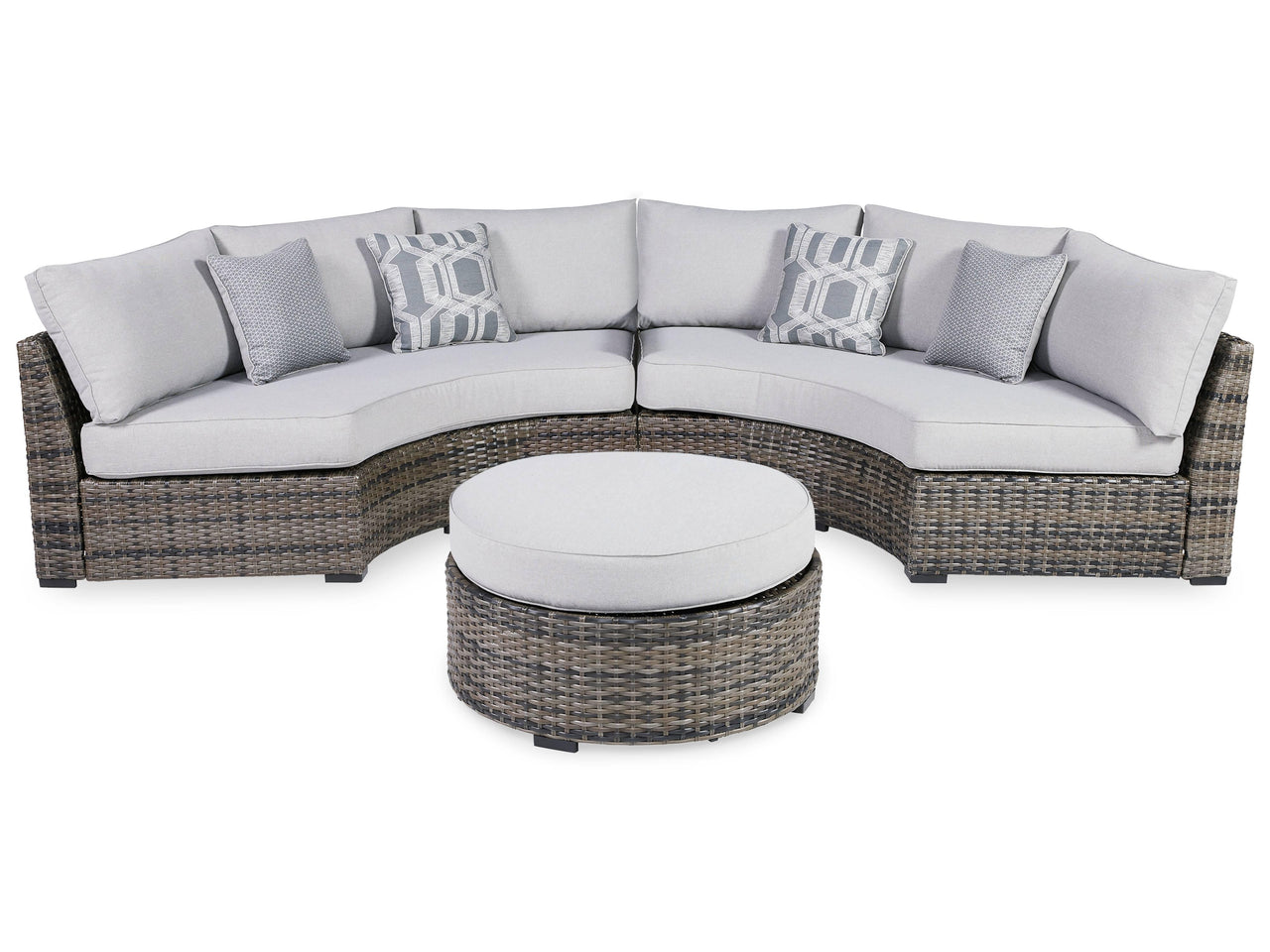 Harbor Court - Dark Gray - 3 Pc. - Sectional Lounge Set Tony's Home Furnishings Furniture. Beds. Dressers. Sofas.