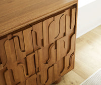 Thumbnail for Gadburg - Medium Brown - Accent Cabinet - Tony's Home Furnishings