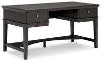 Thumbnail for Beckincreek - Black - Home Office Storage Leg Desk Tony's Home Furnishings Furniture. Beds. Dressers. Sofas.