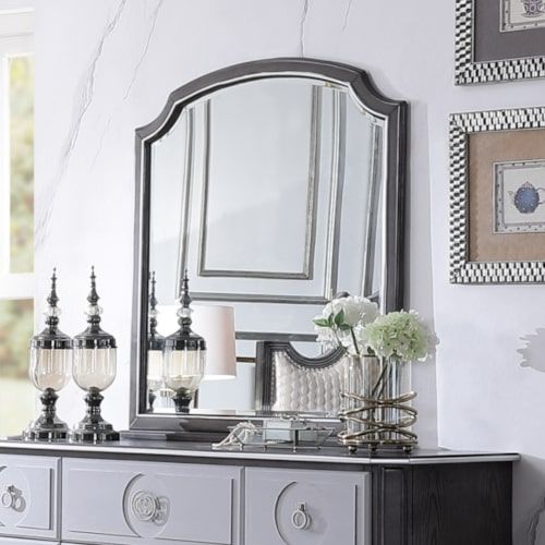 House - Beatrice Mirror - Charcoal Finish - Tony's Home Furnishings