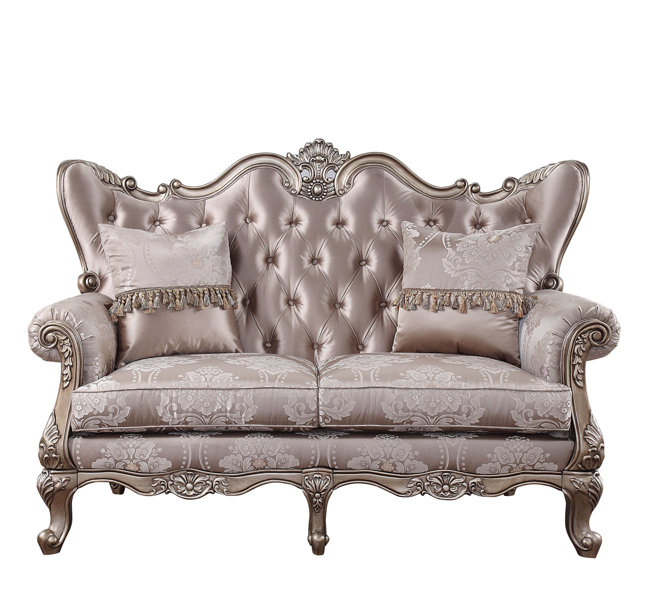 Jayceon - Loveseat - Fabric & Champagne - Tony's Home Furnishings