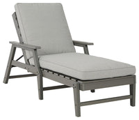 Thumbnail for Visola - Gray - Chaise Lounge With Cushion Tony's Home Furnishings Furniture. Beds. Dressers. Sofas.