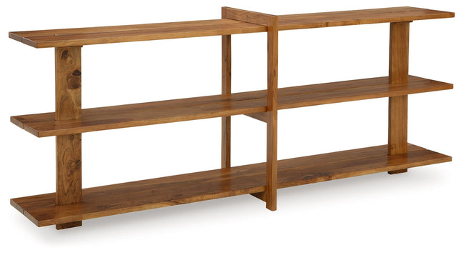 Fayemour - Brown - Console Sofa Table - Tony's Home Furnishings