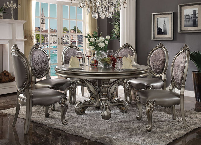 Versailles - Dining Table - Antique Platinum - 30" - Tony's Home Furnishings