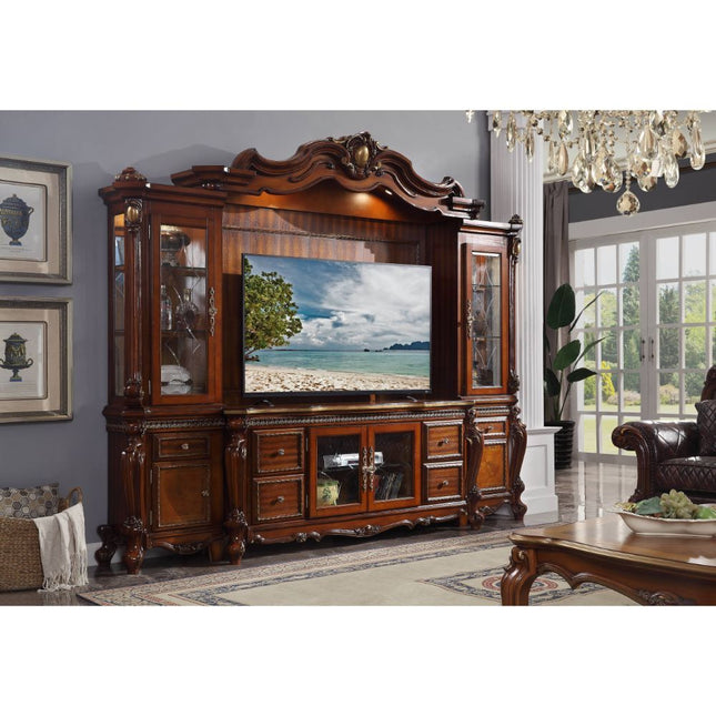 Picardy - Entertainment Center - Honey Oak - Tony's Home Furnishings