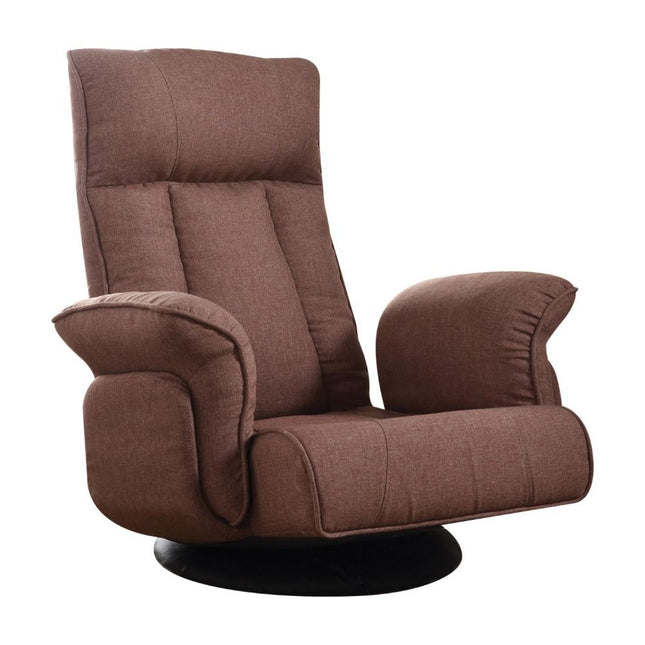 Phemie - Youth Game Chair - Chocolate Fabric - Tony's Home Furnishings