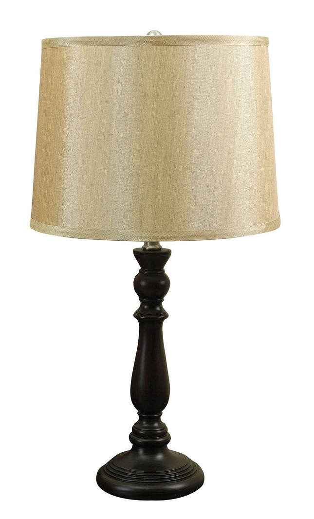 Baylee - Table Lamp (Set of 2) - Gold Shade, Espresso - Tony's Home Furnishings