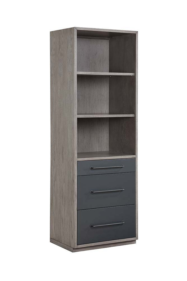 Estevon - Bookshelf - Gray Oak Finish - Tony's Home Furnishings