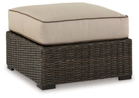 Thumbnail for Coastline Bay - Brown - Ottoman With Cushion Signature Design by Ashley® 