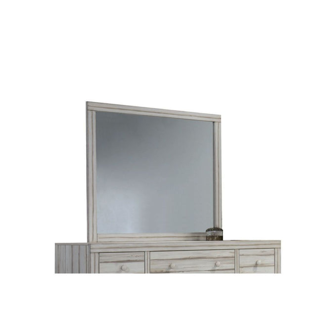 Shayla - Mirror - Antique White - Tony's Home Furnishings