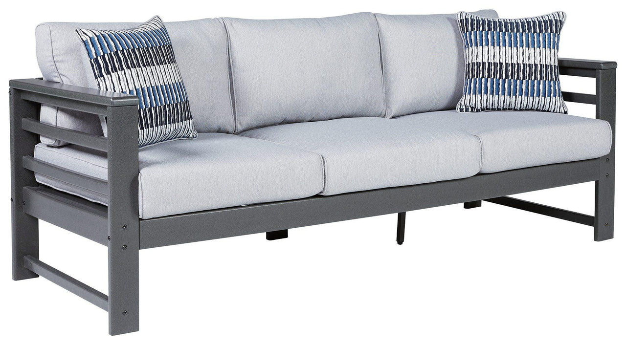 Amora - Charcoal Gray - Sofa With Cushion Tony's Home Furnishings Furniture. Beds. Dressers. Sofas.