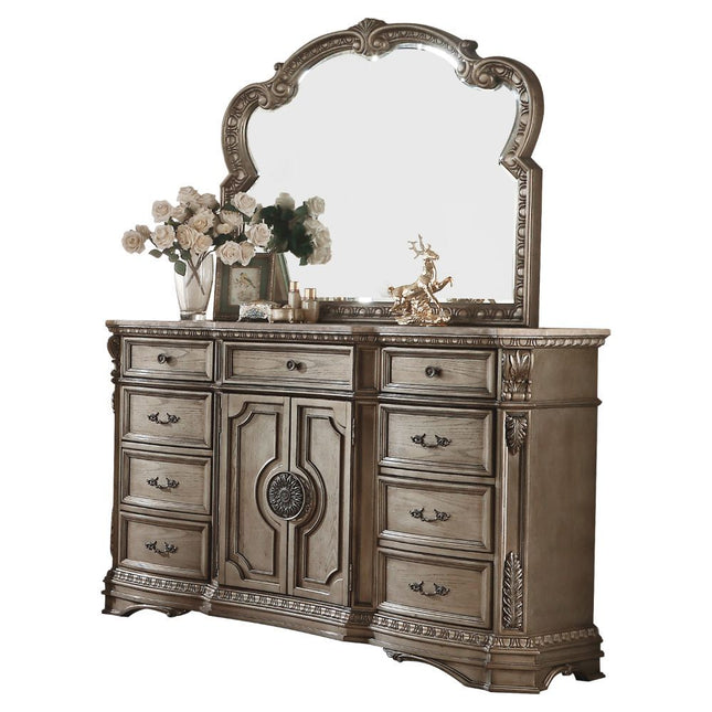 Northville - Mirror - Antique Silver - Tony's Home Furnishings