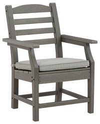 Thumbnail for Visola - Gray - Arm Chair With Cushion (Set of 2) Tony's Home Furnishings Furniture. Beds. Dressers. Sofas.