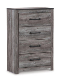 Thumbnail for Bronyan - Dark Gray - Four Drawer Chest Tony's Home Furnishings Furniture. Beds. Dressers. Sofas.