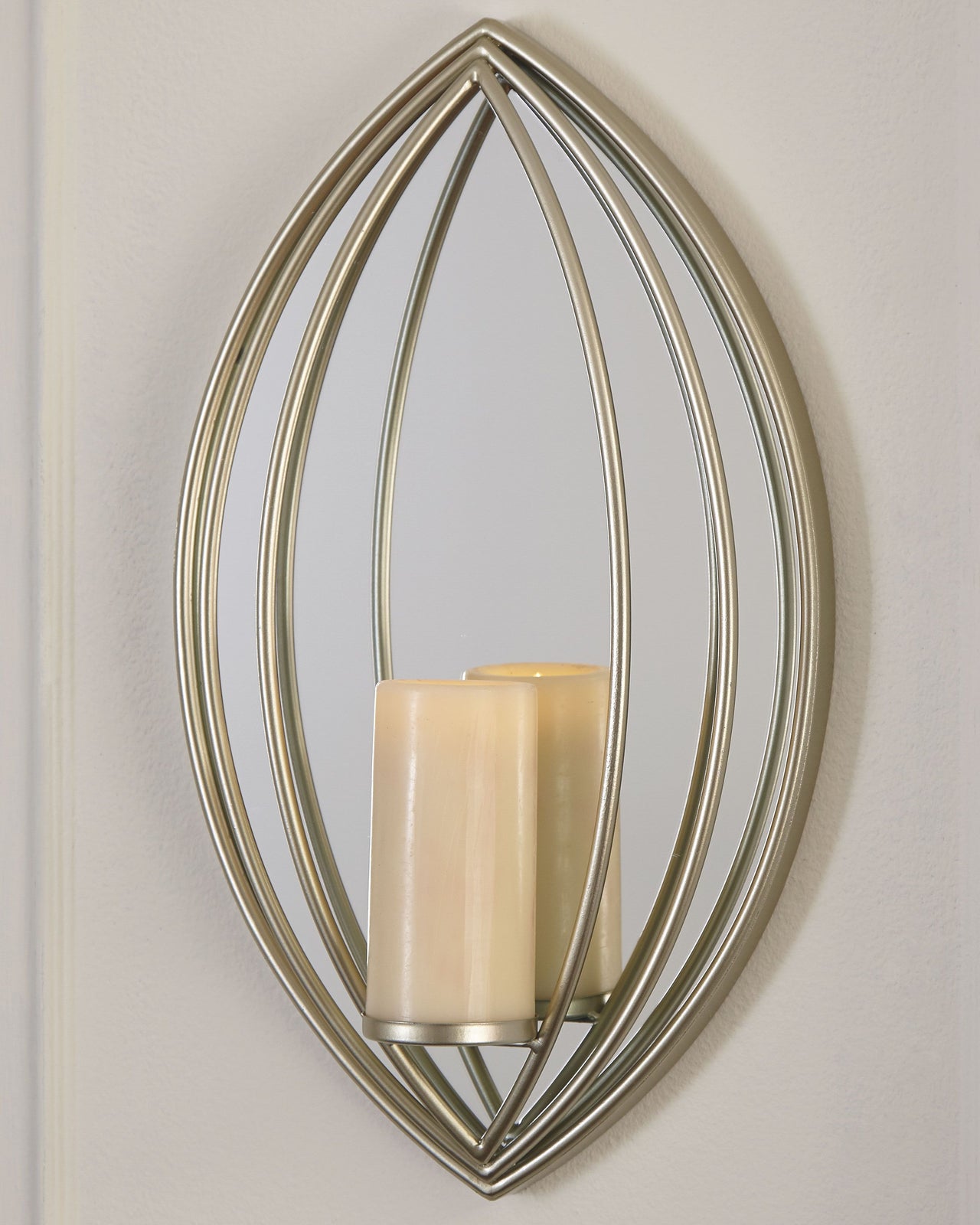 Donnica - Silver Finish - Wall Sconce - Tony's Home Furnishings