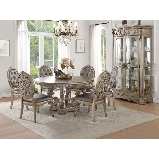 Northville - Dining Table - Antique Silver - Tony's Home Furnishings