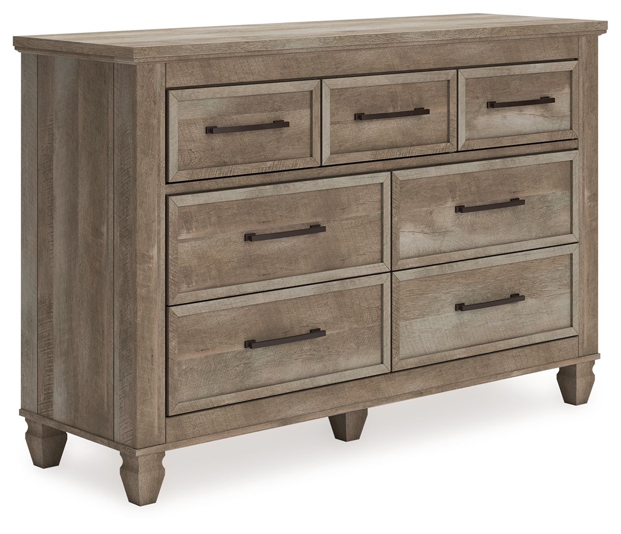 Yarbeck - Sand - Seven Drawer Dresser Tony's Home Furnishings Furniture. Beds. Dressers. Sofas.