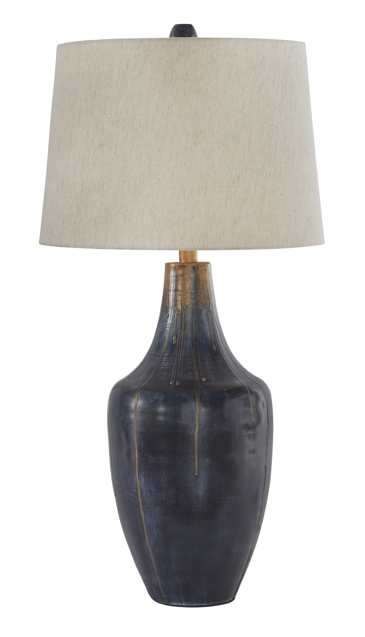 Evania - Indigo - Metal Table Lamp Tony's Home Furnishings Furniture. Beds. Dressers. Sofas.