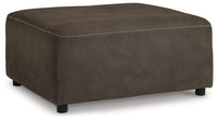 Thumbnail for Allena - Gunmetal - Oversized Accent Ottoman Tony's Home Furnishings Furniture. Beds. Dressers. Sofas.