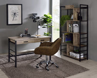 Thumbnail for Disho - Desk - Light Weathered Oak & Black Finish - Tony's Home Furnishings
