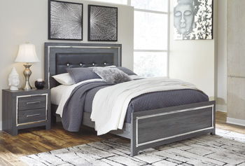 Lodanna - Panel Bed With Roll Slats - Tony's Home Furnishings