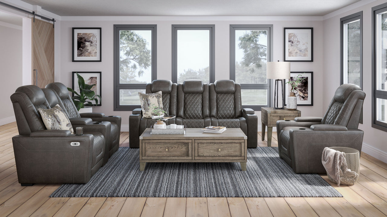 Hyllmont - Power Relining Living Room Set - Tony's Home Furnishings