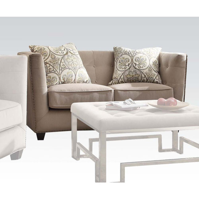 Juliana - Loveseat - Beige Fabric - Tony's Home Furnishings