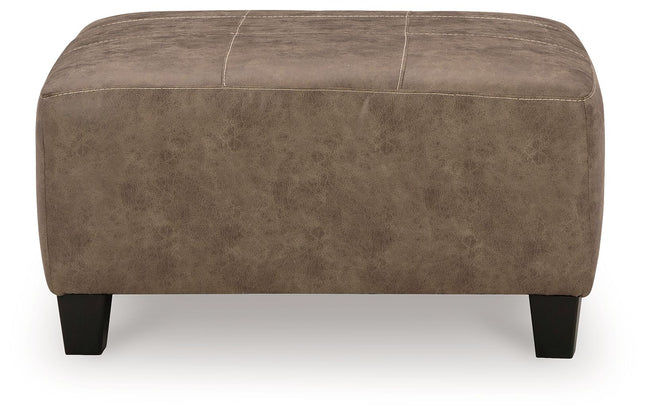 Navi - Fossil - Oversized Accent Ottoman - Tony's Home Furnishings