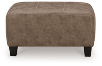 Thumbnail for Navi - Fossil - Oversized Accent Ottoman - Tony's Home Furnishings
